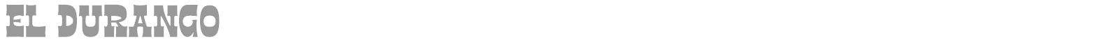 El Durango font preview